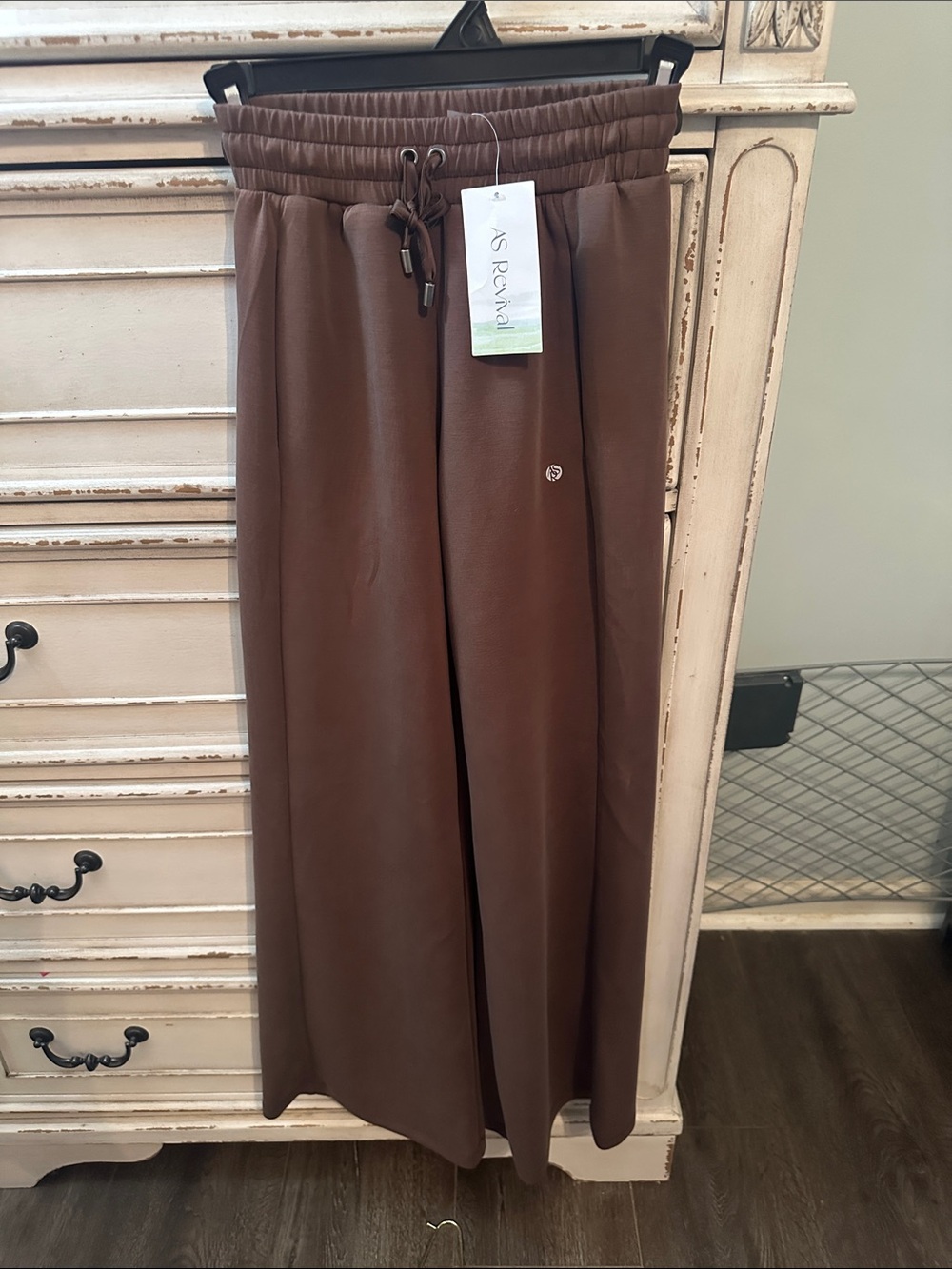AS Revival Women's Brown Wide leg Pant